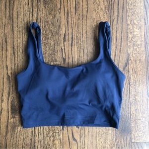 Third love seamless padded sports bra navy medium